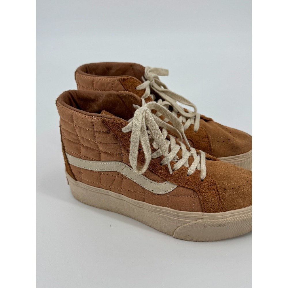 VANS Sk8-Hi Reissue Unisex Sneakers M7/W8.5 Beige Joe Fresh Goods Camel Shoes